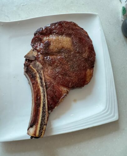 Australian tomahawk steak, approximately 1.2 kg photo review